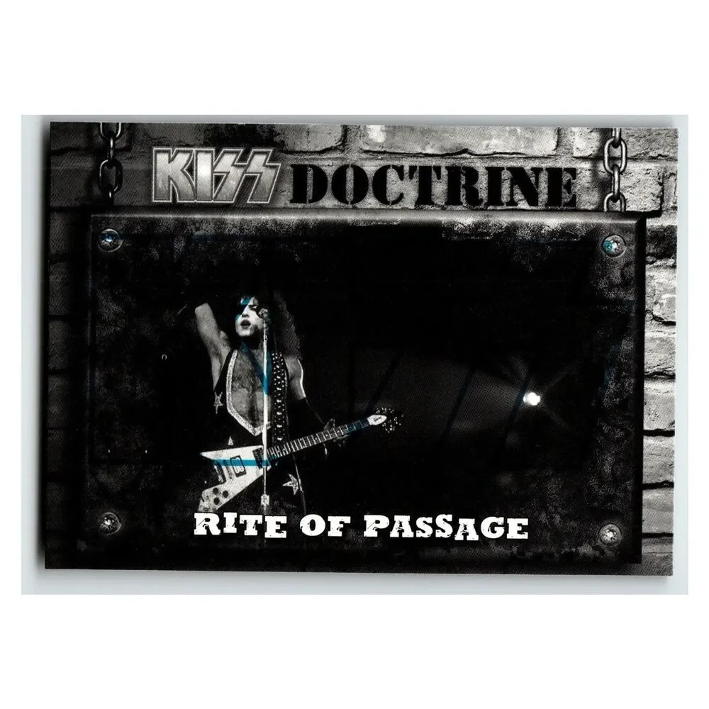 KISS Paul Stanley 2009 Doctrine Press Pass Z6 #Z6 Rite of Passage